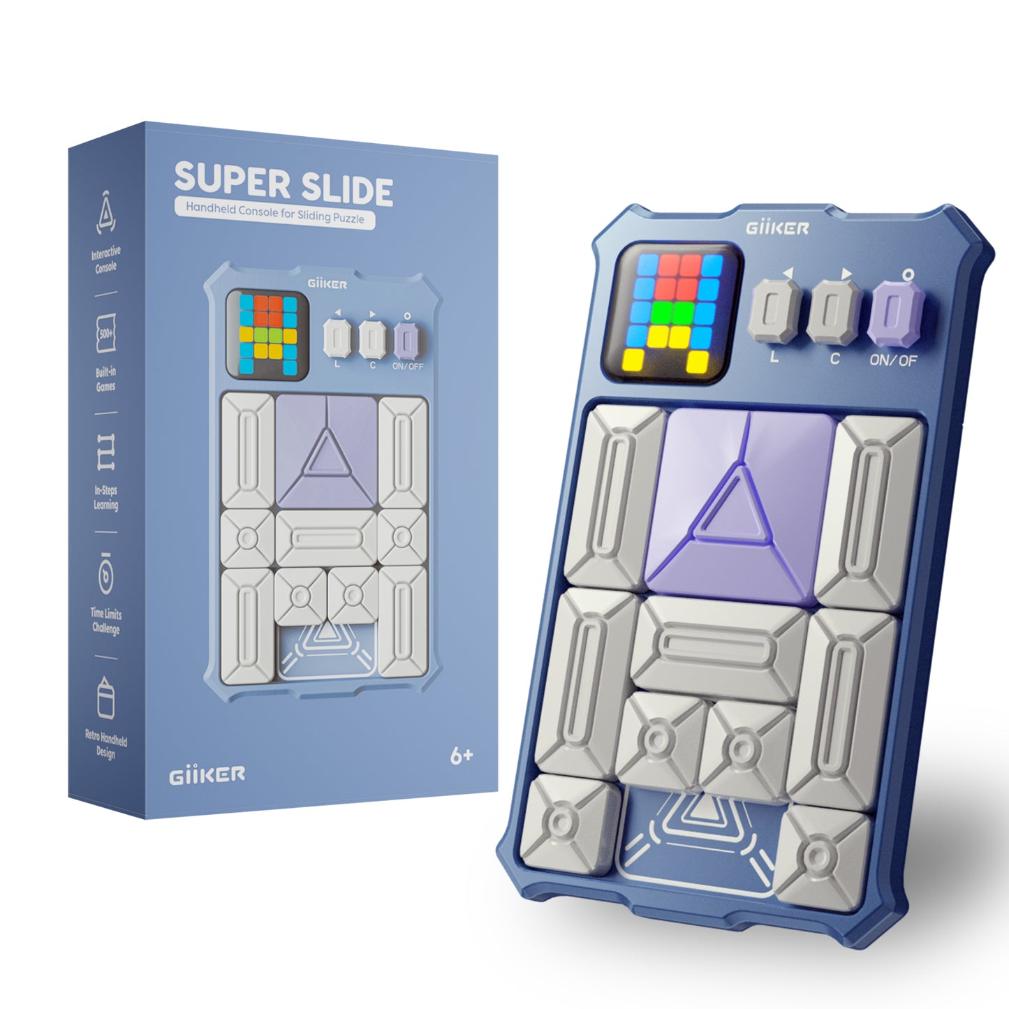 GiiKER Super Slide – Smart Puzzle Game for Kids 3+ | Boost Logic, Focus & Planning Skills Screen-Free