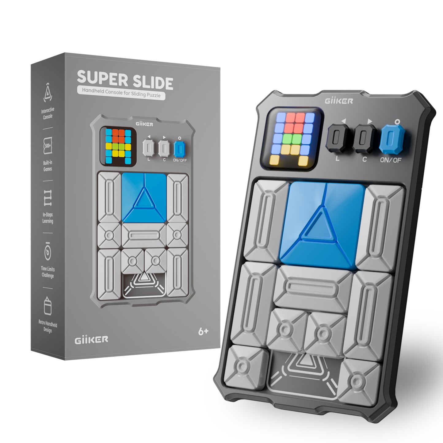 GiiKER Super Slide – Smart Puzzle Game for Kids 3+ | Boost Logic, Focus & Planning Skills Screen-Free