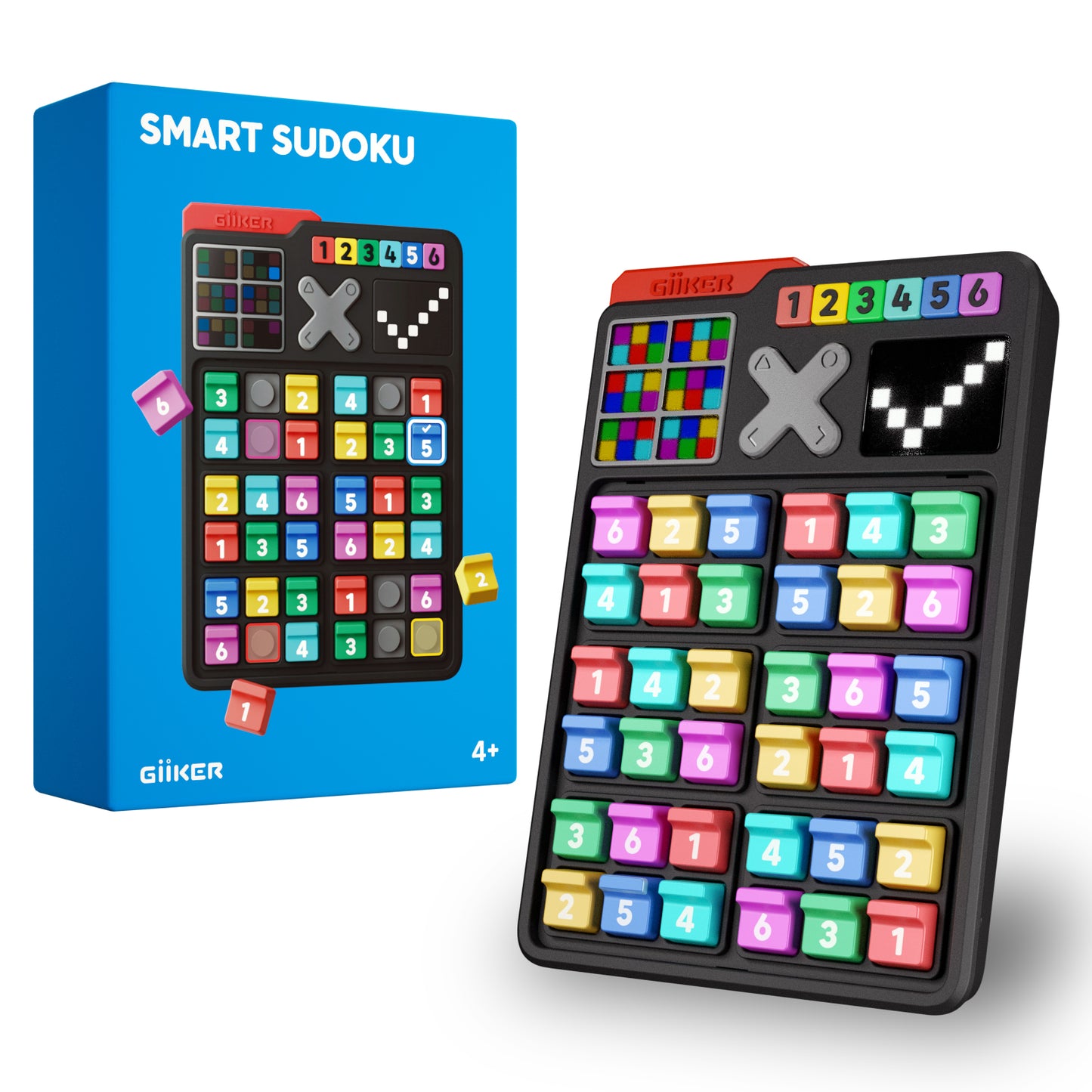 GiiKER Smart Sudoku – Educational Logic Game for Kids 3+ | Build Math, Memory & Focus with 2,500+ Screen-Free Challenges