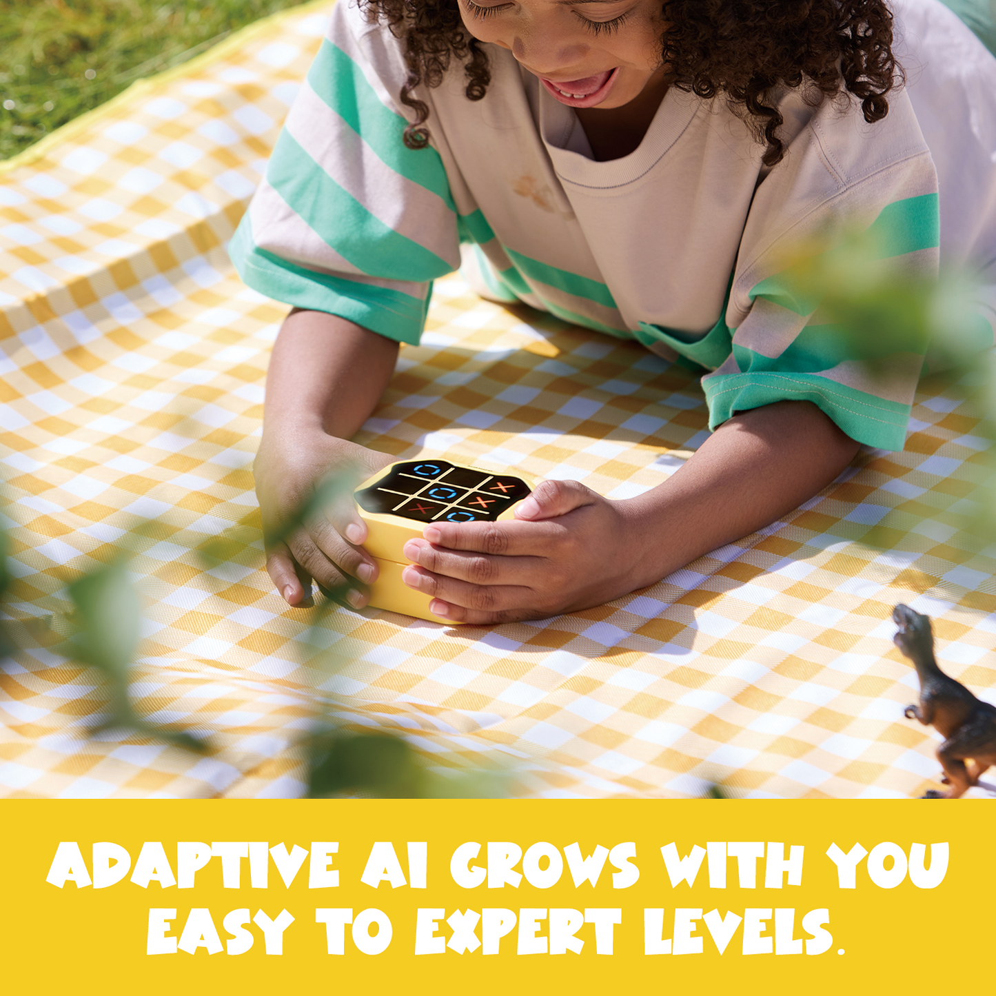 GiiKER Tic Tac Toe Bolt – 3-in-1 Handheld Game for Kids 3+ | Boost Focus, Memory & Quick Thinking On-the-Go