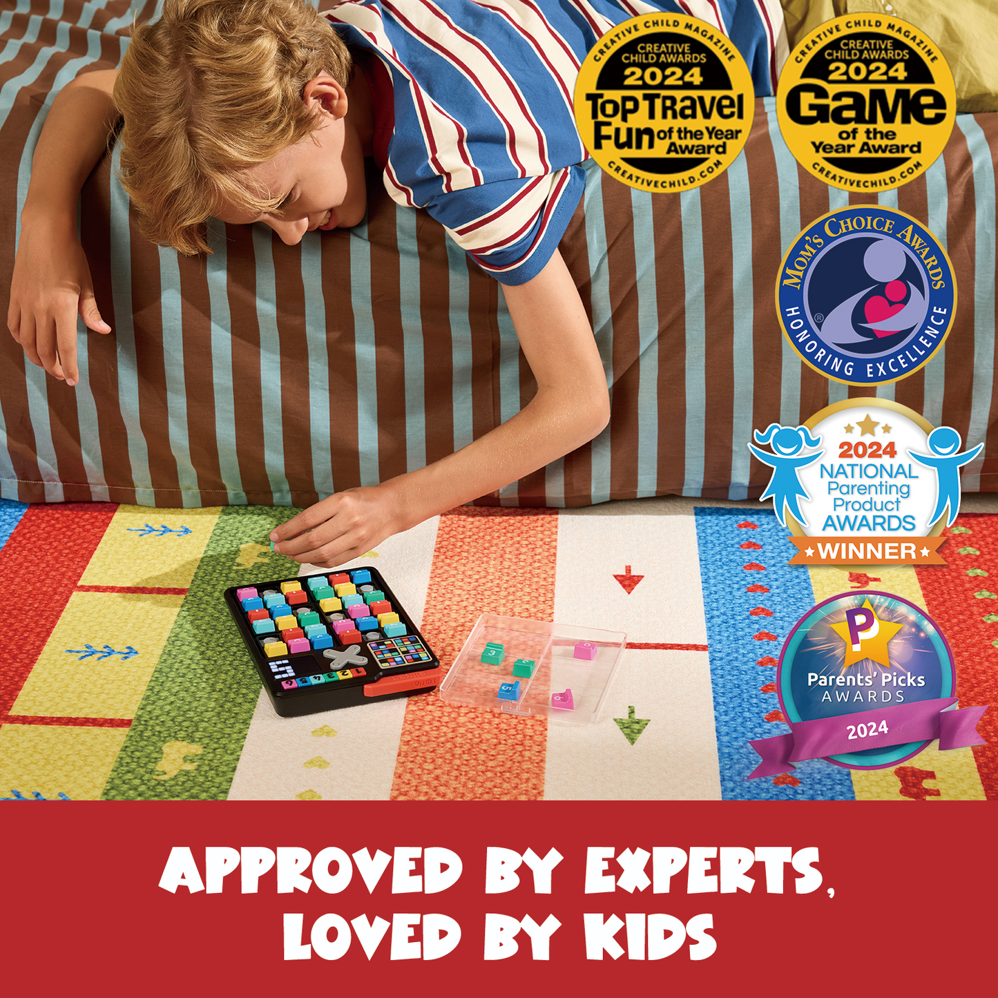 GiiKER Smart Sudoku – Educational Logic Game for Kids 3+ | Build Math, Memory & Focus with 2,500+ Screen-Free Challenges