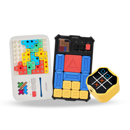 GiiKER Best Sellers Bundle – 3 Top-Rated Logic Toys for Ages 3+ | Boost Focus, Problem Solving & Memory Screen-Free