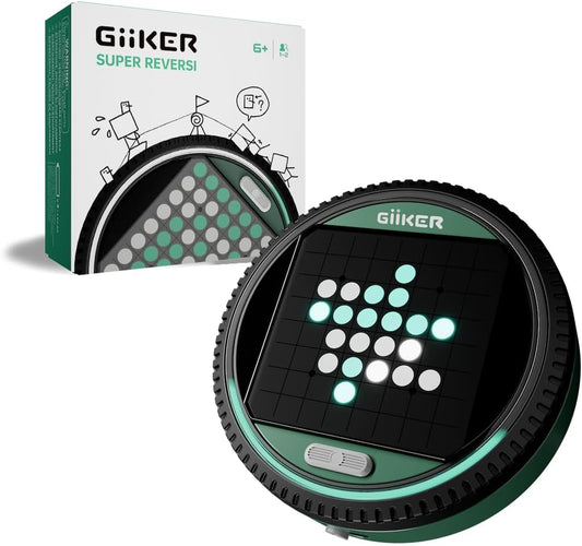 GiiKER Super Reversi – Smart Strategy Board Game for Kids 6+ | Adaptive AI, 500 Puzzles, Builds Logic, Planning & Critical Thinking Screen-Free